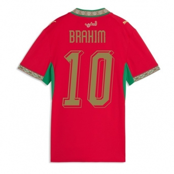 Billige Fotballdrakt Marokko Brahim Diaz #10 Replika Hjemmedrakt Dame VM 2026 Kortermet
